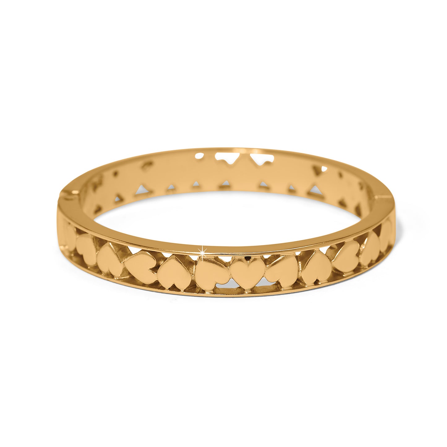 Brighton Mystery Of Love Heart Hinged Bangle