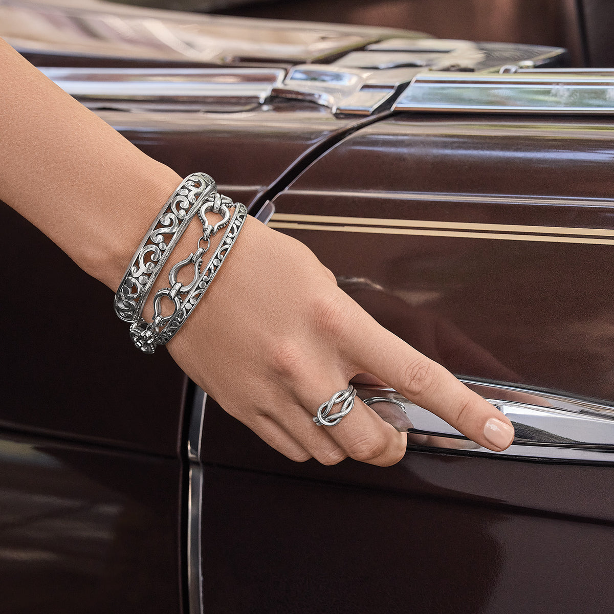 Brighton Pretty Tough Arch Bold Bracelet