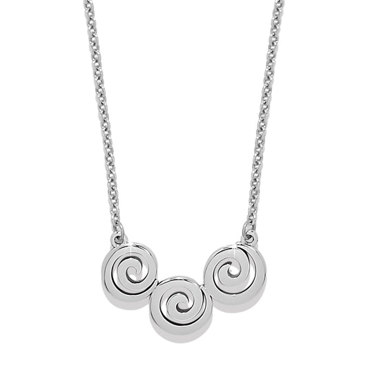 Brighton Vertigo Spiral Trio Necklace