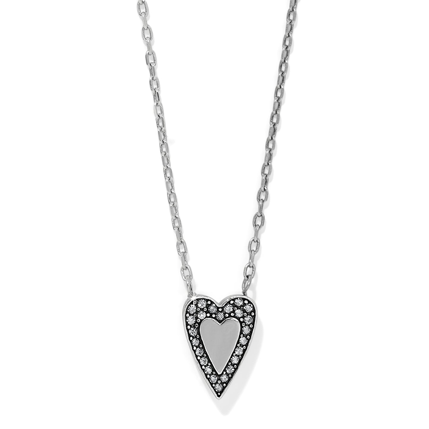 Brighton Love Messages B Bold Reversible Necklace
