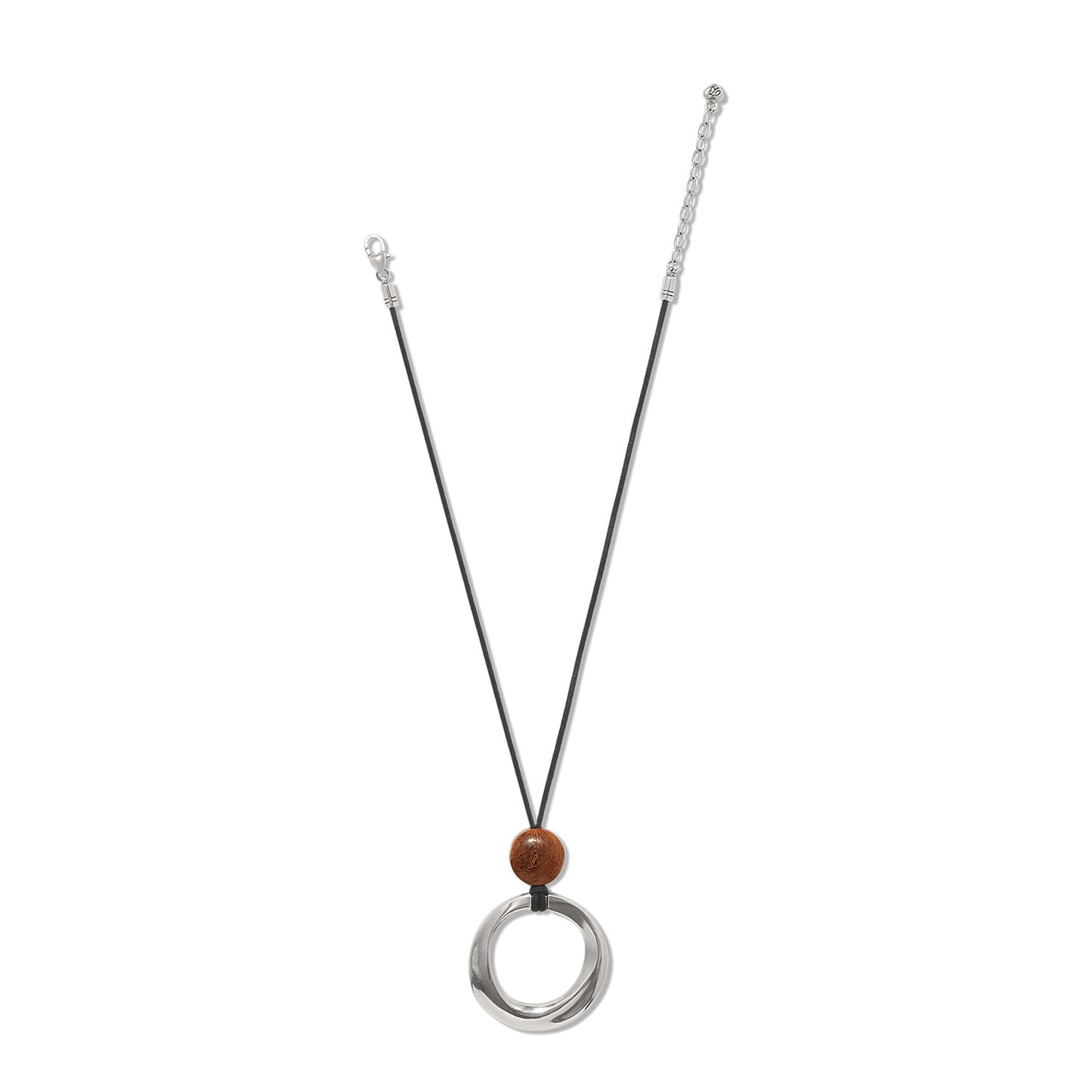 Brighton Cascade Rio Wood Ring Necklace