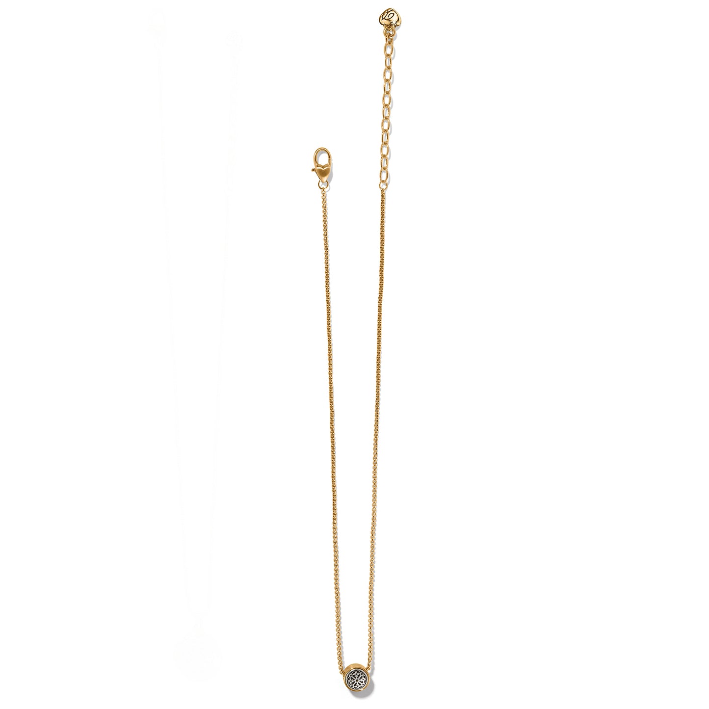 Brighton Ferrara Two Tone Luce Mini Pendant Necklace