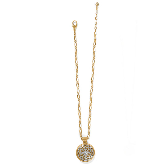 Brighton Ferrara Two Tone Luce Large Pendant Necklace