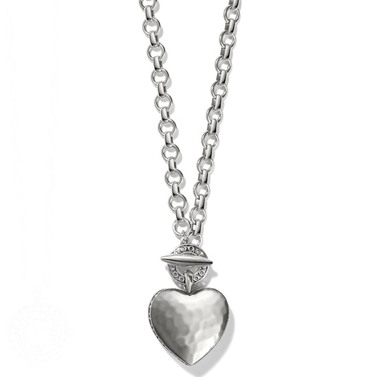 Brighton Inner Circle Heart Toggle Necklace (Gold or Silver)