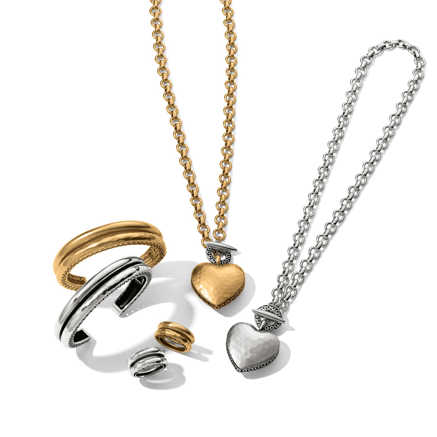 Brighton Inner Circle Heart Toggle Necklace