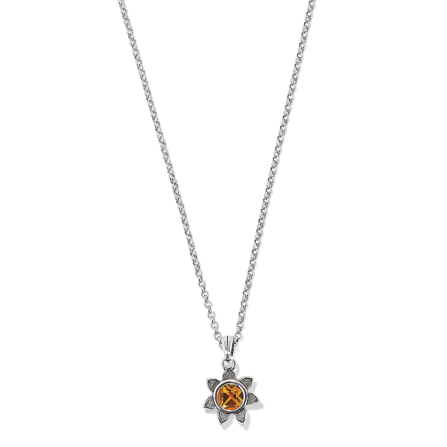 Brighton Everbloom Sunflower Birthstone Necklaces (multiple colors)