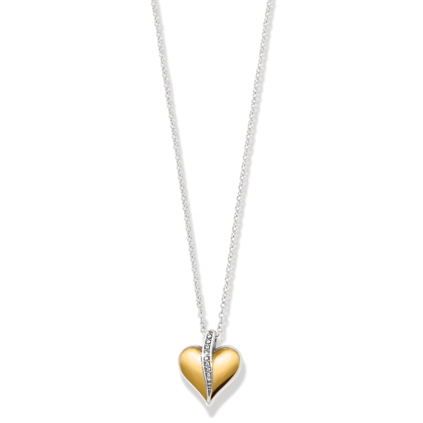 Brighton Precious Heart Two Tone Petite Necklace