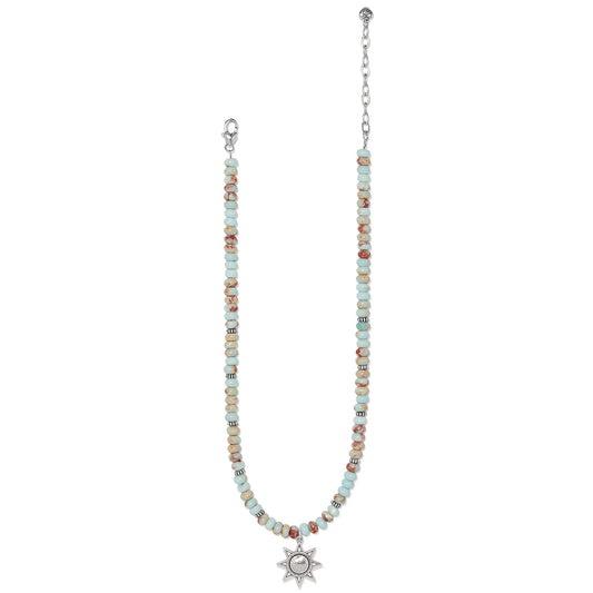 Mosaic Mojave Beam Moonstone Necklace