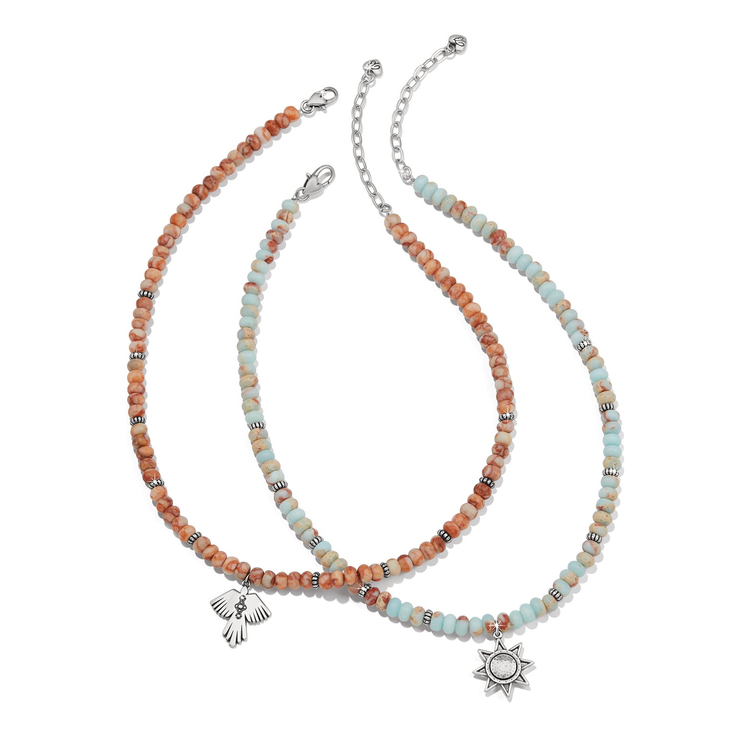 Mosaic Mojave Beam Moonstone Necklace