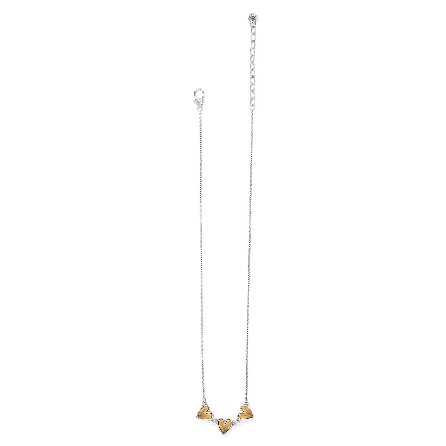 Cascade Heart Trio Mini Necklace