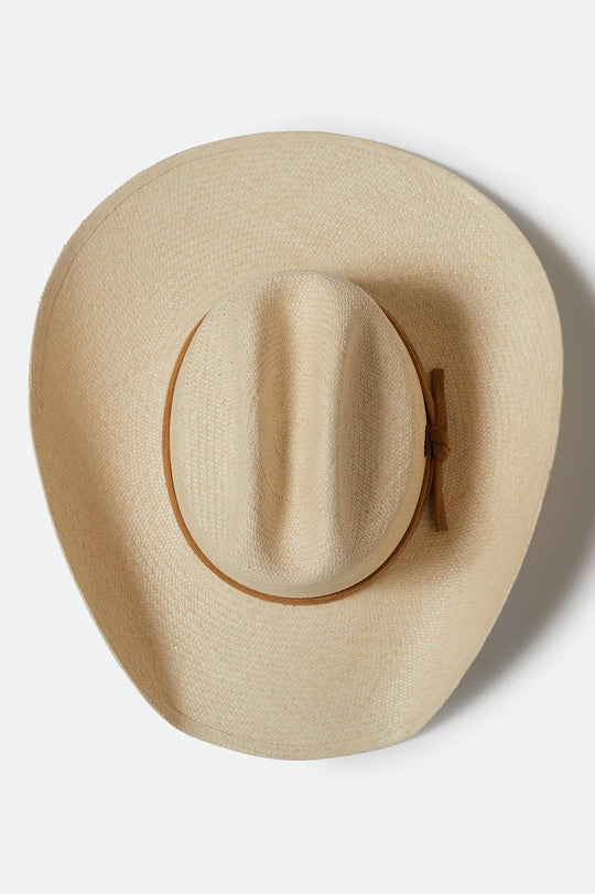 Brixton LAREDO PANAMA STRAW COWBOY HAT