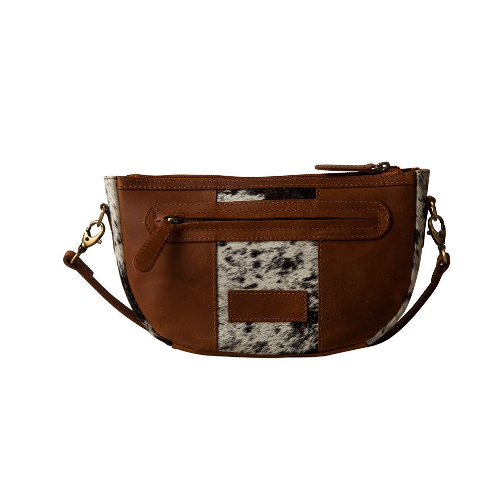 Wynona Curved Hand-Tooled Bag