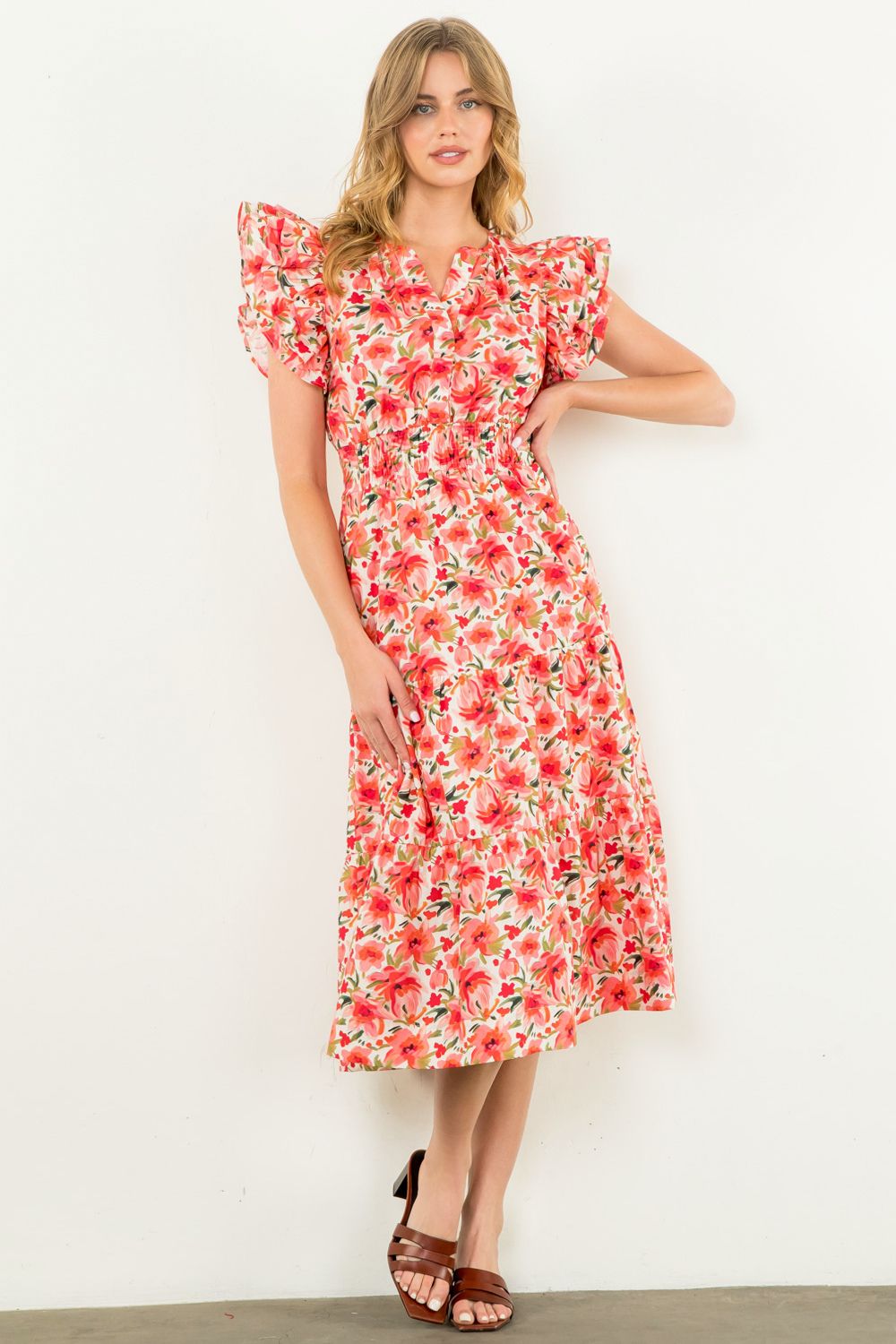 Dahlia Floral Dress