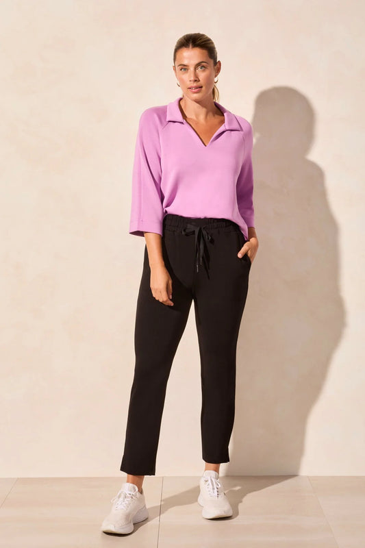 TRIBAL TECHNO LUX PULL-ON CAPRI WITH SIDE SLITS (4 Colors)