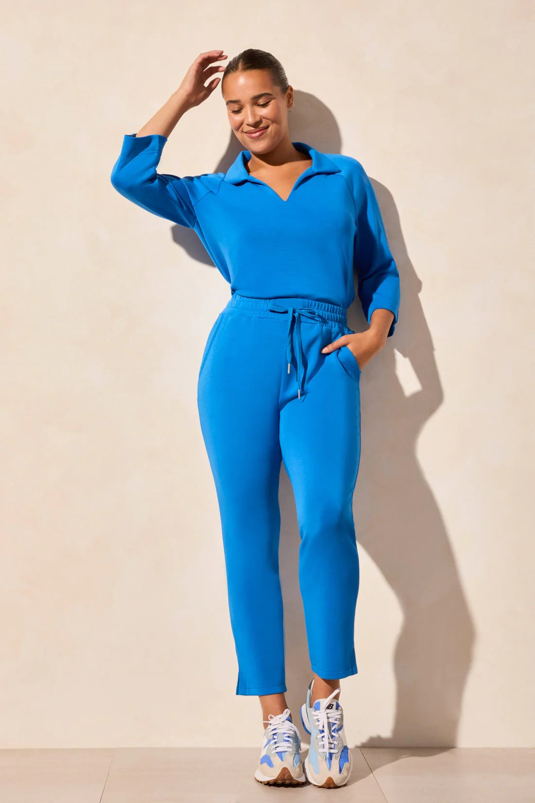 TRIBAL TECHNO LUX PULL-ON CAPRI WITH SIDE SLITS (4 Colors)