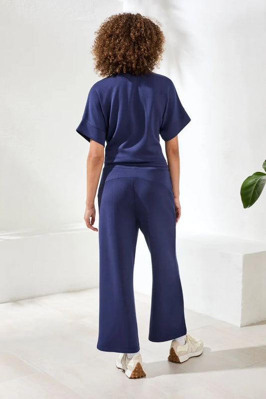 TRIBAL Jet Blue TECHNO LUX PULL-ON PANT DRAWCORD