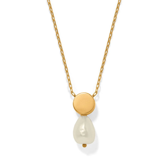 Brighton Trust Your Journey Petite Pearl Necklace