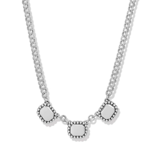 Brighton Twinkle Luxe Trio Blue Necklace