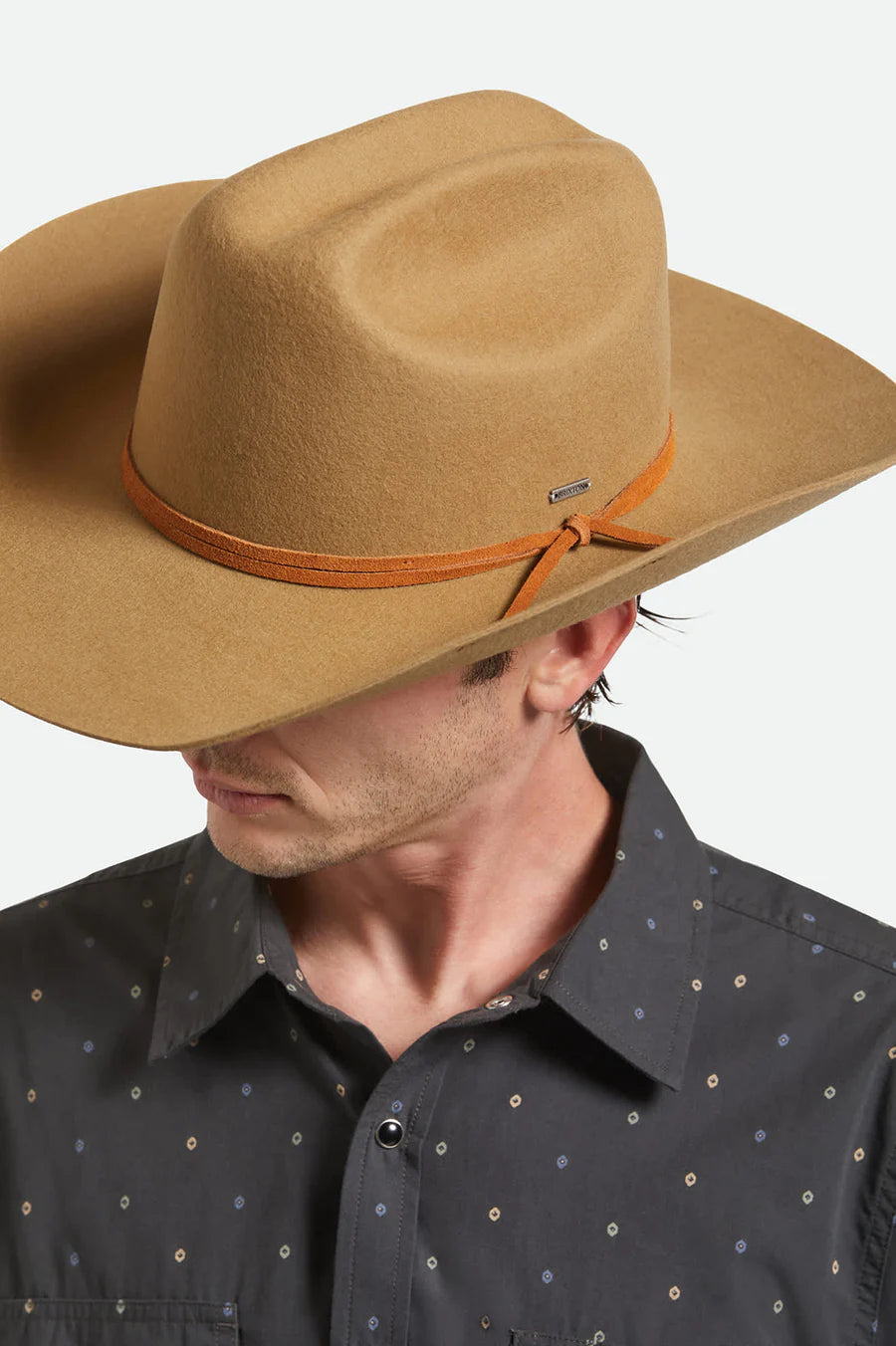 Brixton LAREDO BRANDED COWBOY HAT