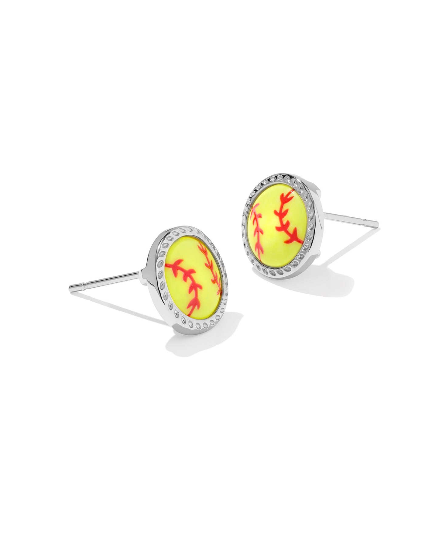 Kendra Scott SOFTBALL STUD EARRINGS GOLD or SILVER
