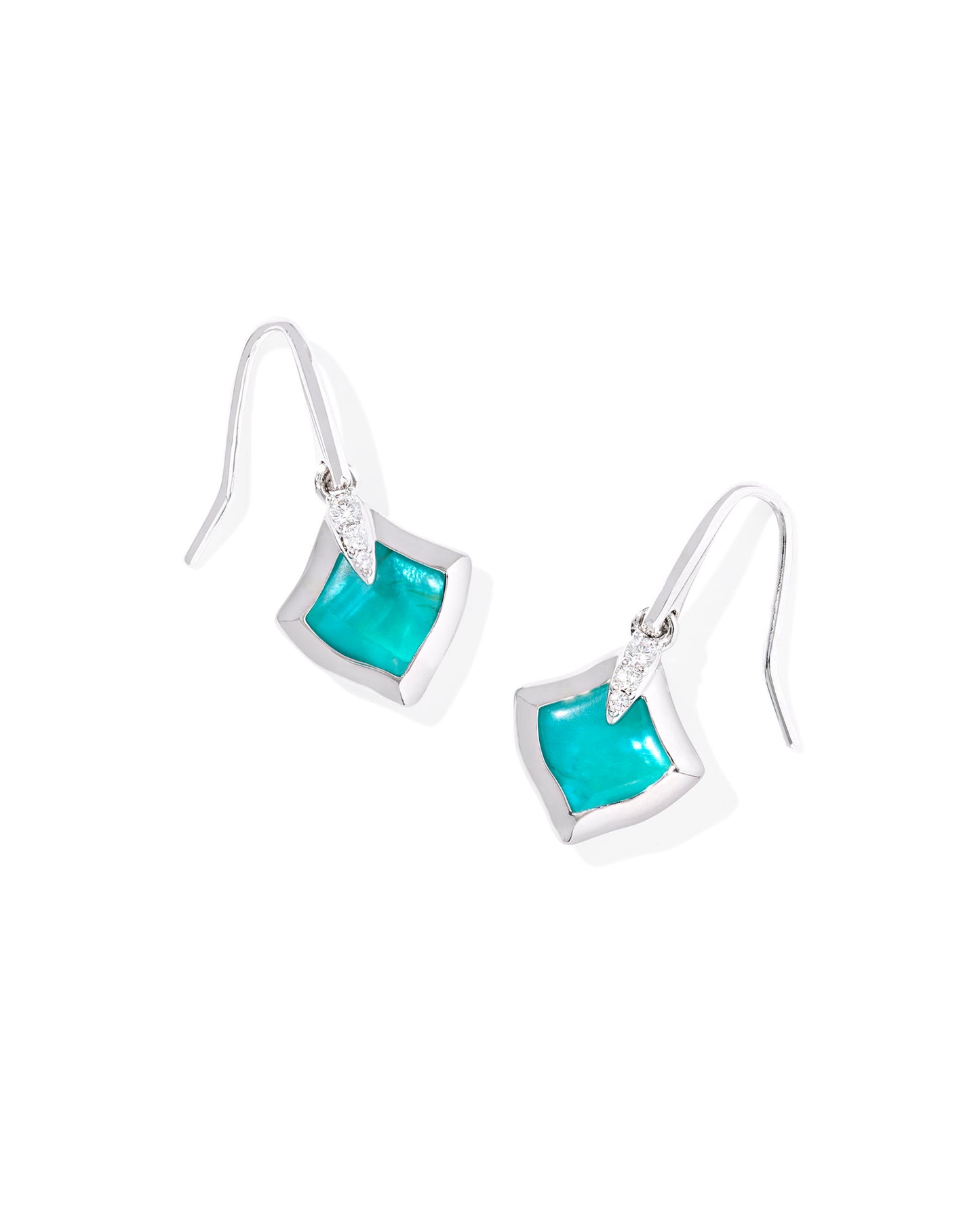 Kendra Scott Small Joelle Silver Drop Earrings