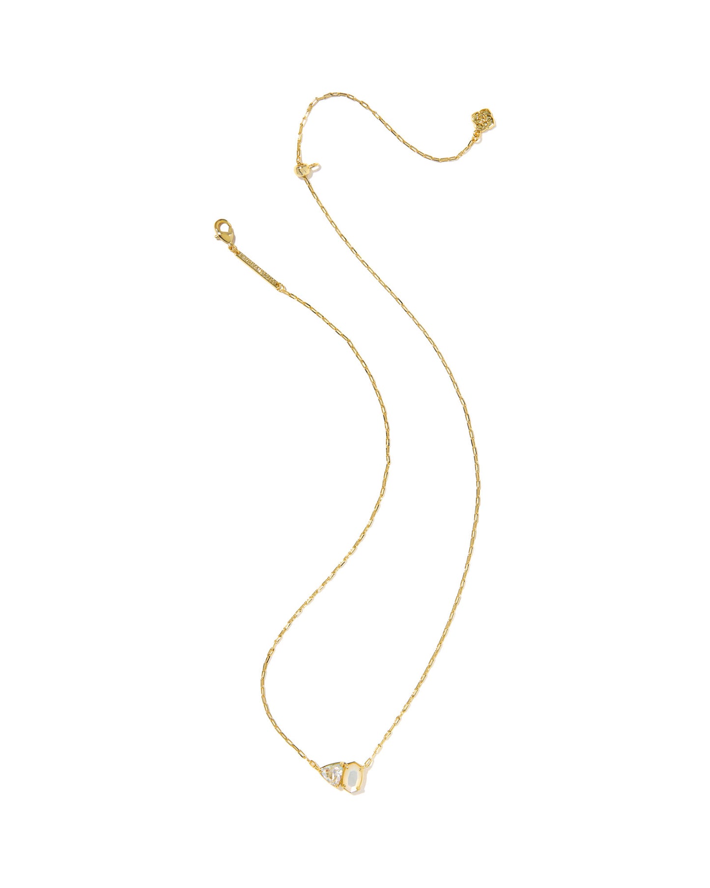 Kendra Scott TATUM SHORT PENDANT NECKLACE GOLD- Multiple Colors