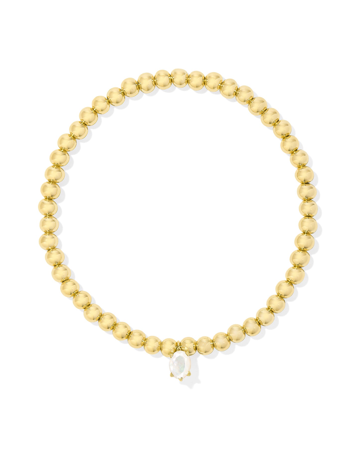 Kendra Scott CAILIN STRETCH BRACELET GOLD IVORY MOTHER OF PEARL