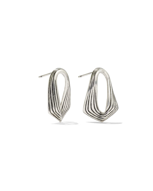 Kendra Scott KIRA STUD EARRINGS VINTAGE SILVER