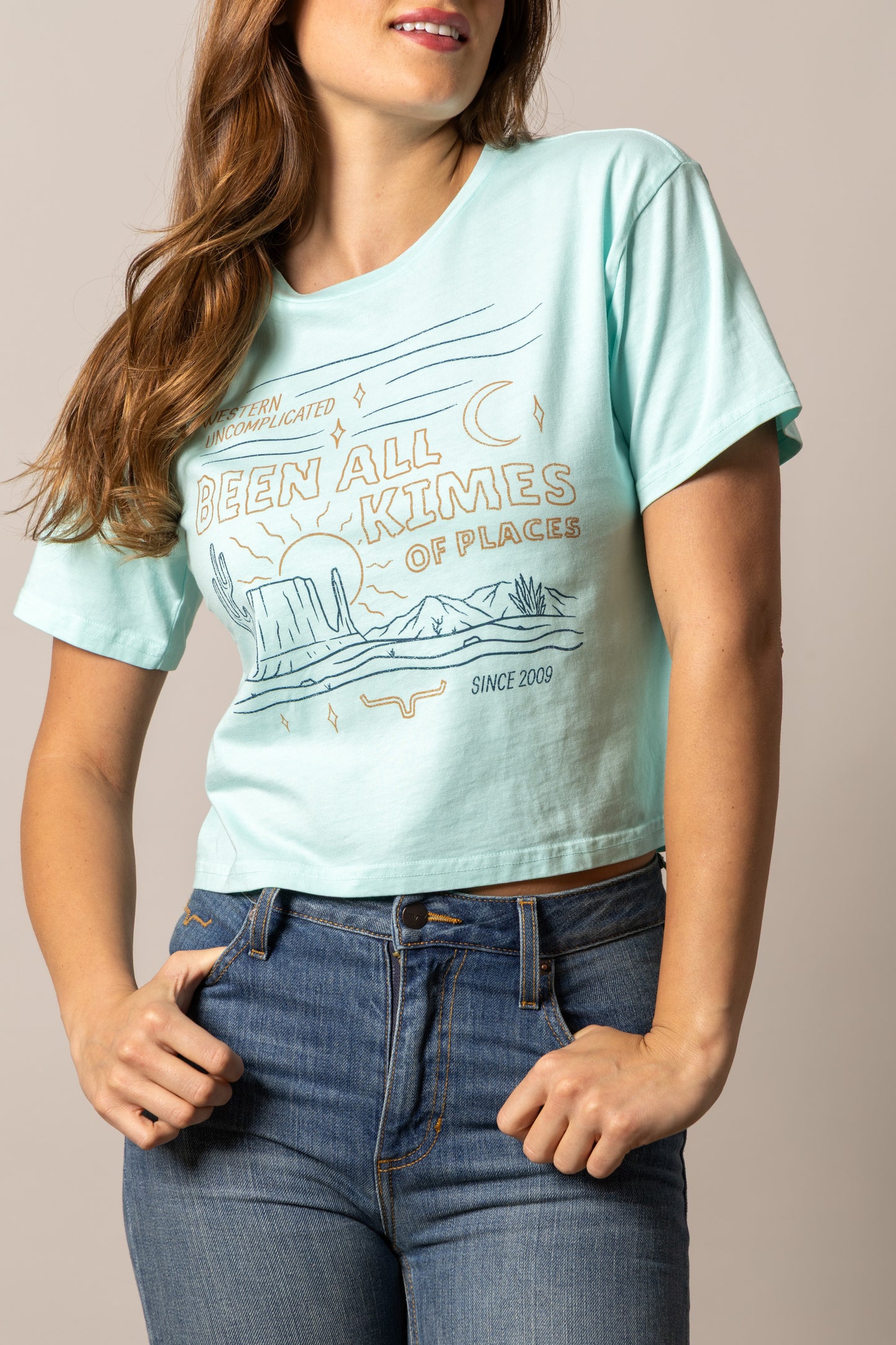 Kimes Ranch Been All Kimes of Places Cropped T-Shirt