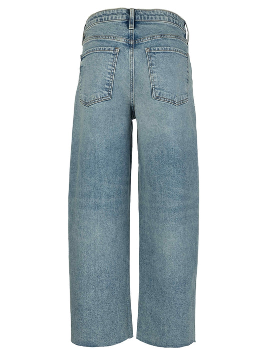 Kut from the KLOTH GWEN HIGH RISE WIDE LEG SLOUCHY RAW HEM 5 PKTS