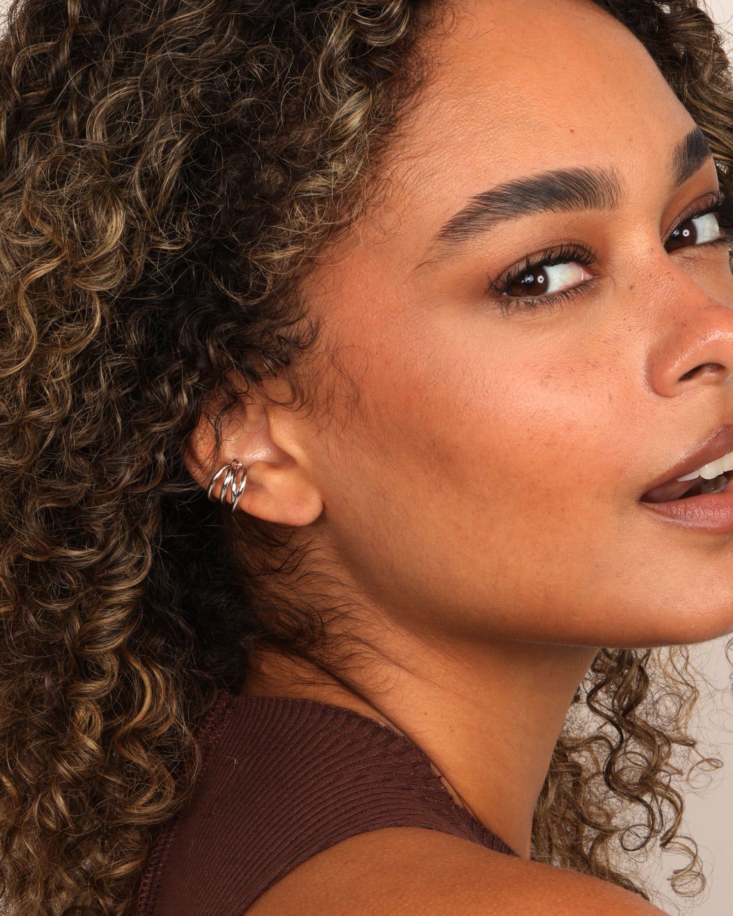 Melinda Maria She's So Smooth Ear Cuff