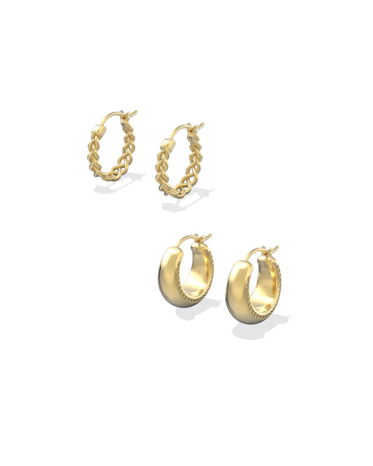 Kendra Scott GABRIELLA SET OF HUGGIE EARRINGS (Multiple Colors)
