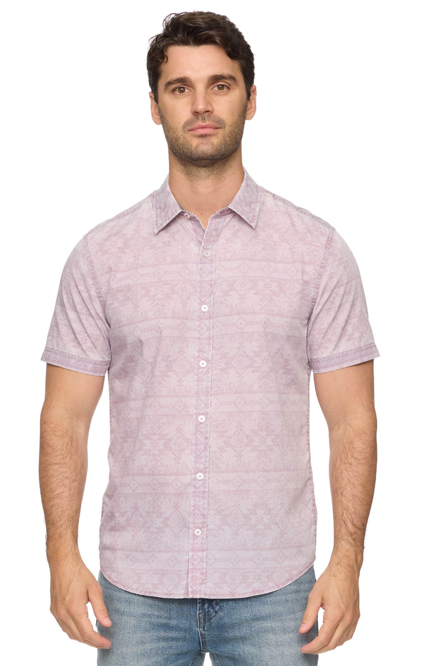 Flag & Anthem GASTON SS SOUTHWEST PRINT VINTAGE SOFT SHIRT