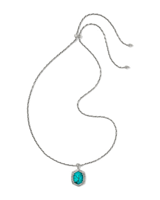 Kendra Scott TIGER STRIPED DAPHNE SMALL LONG PENDANT NECKLACE