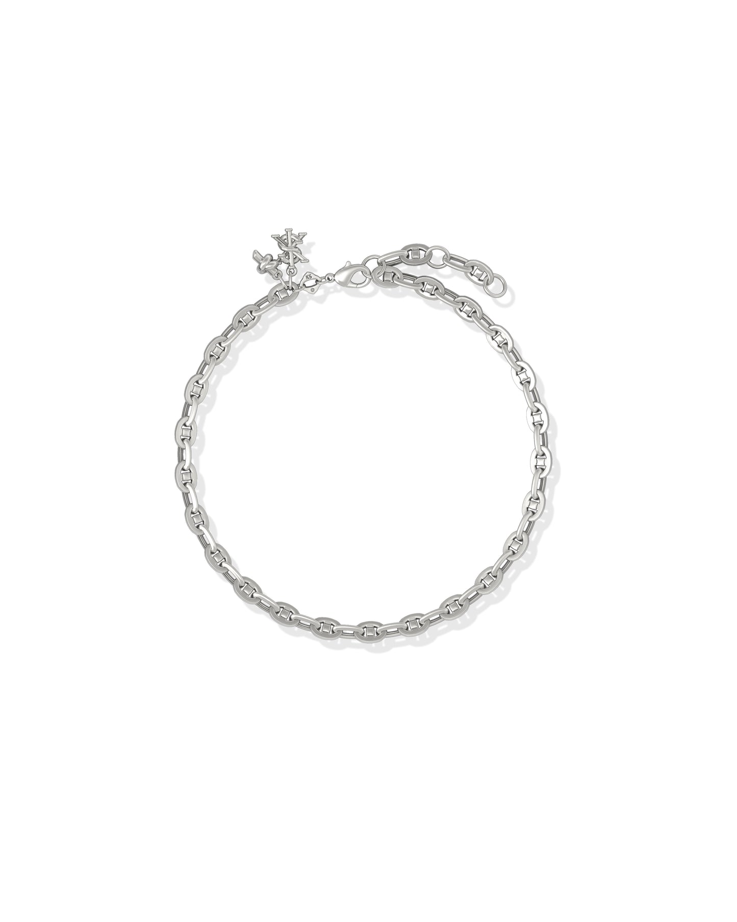 Kendra Scott Parker Knot Anklet in Vintage Silver