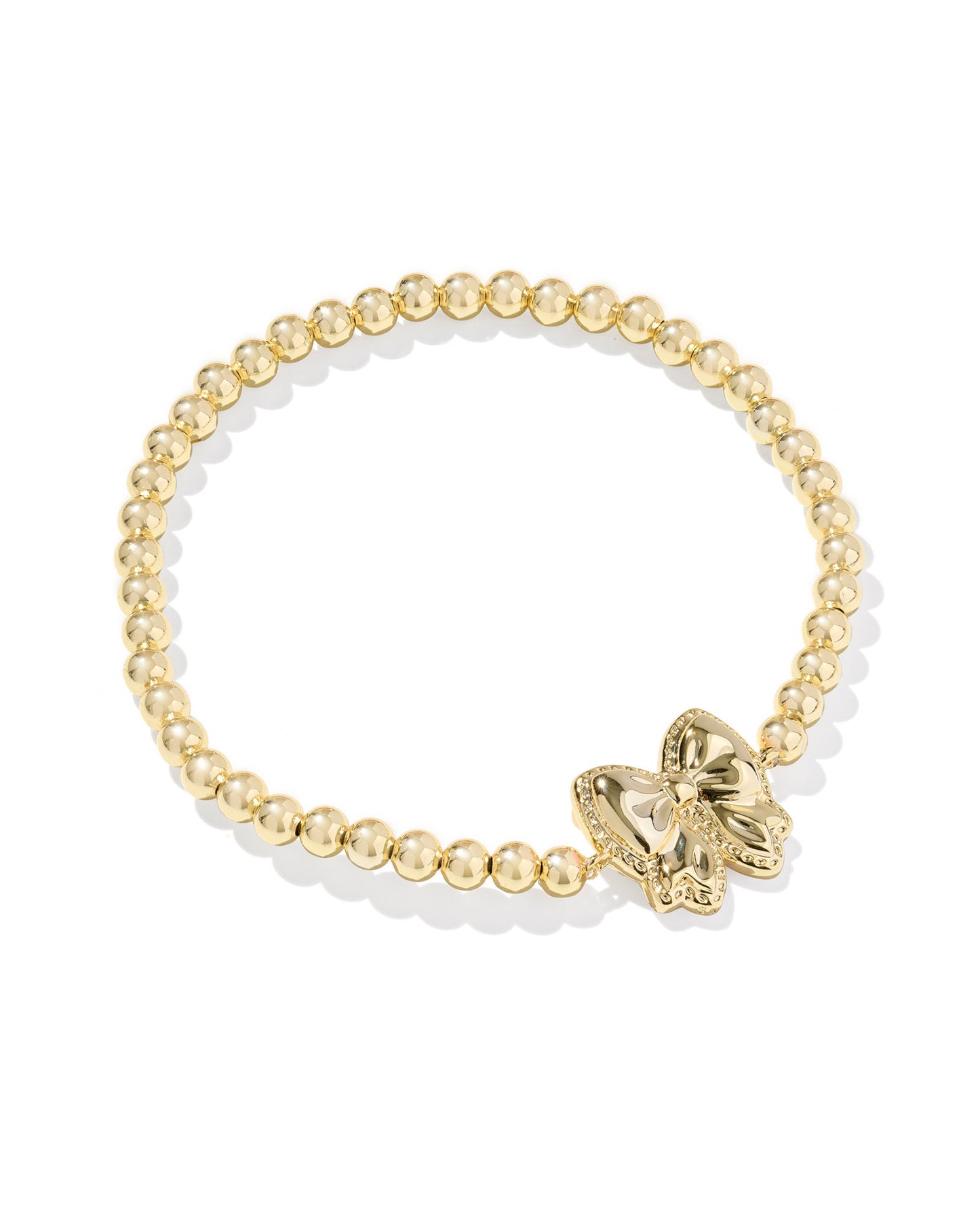 Kendra Scott HALEY BOW STRETCH BRACELET GOLD IVORY MOTHER OF PEARL or BLUSH IVORY MOTHER OF PEARL