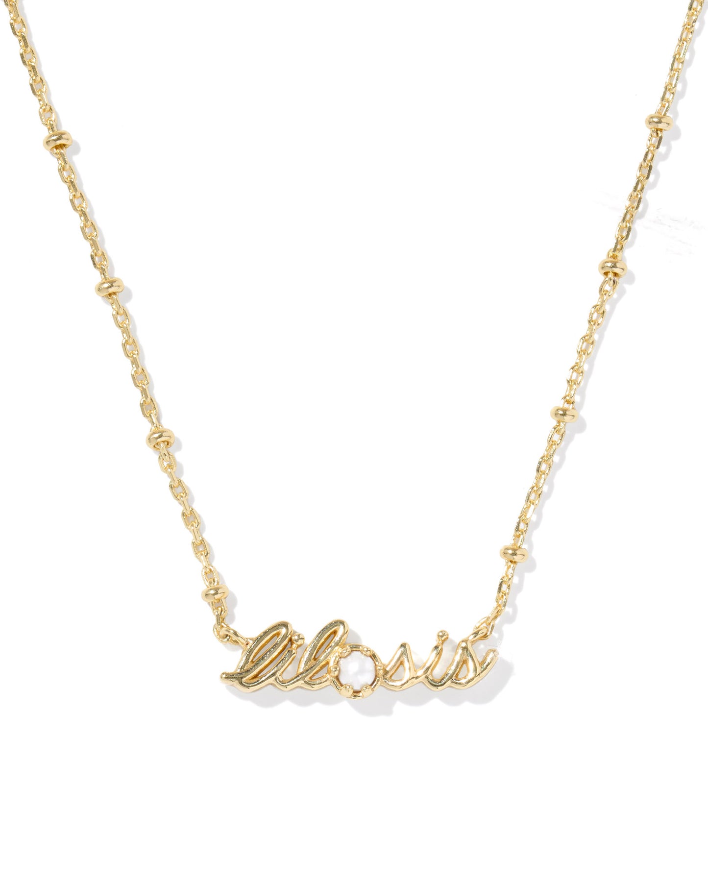 Kendra Scott LIL SIS SHORT PENDANT NECKLACE GOLD FRESHWATER CULTURED PEARL