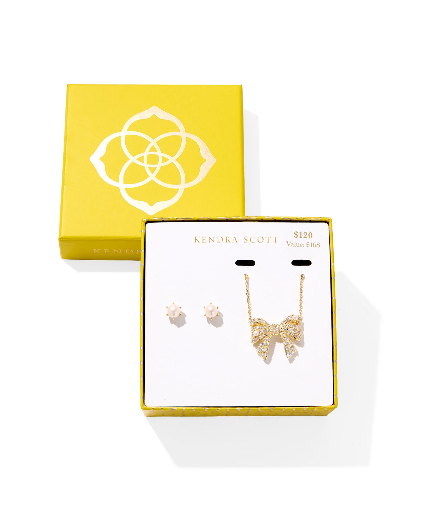 Kendra Scott KRISTA BOW AND ASHTON GIFT SET Gold or Silver