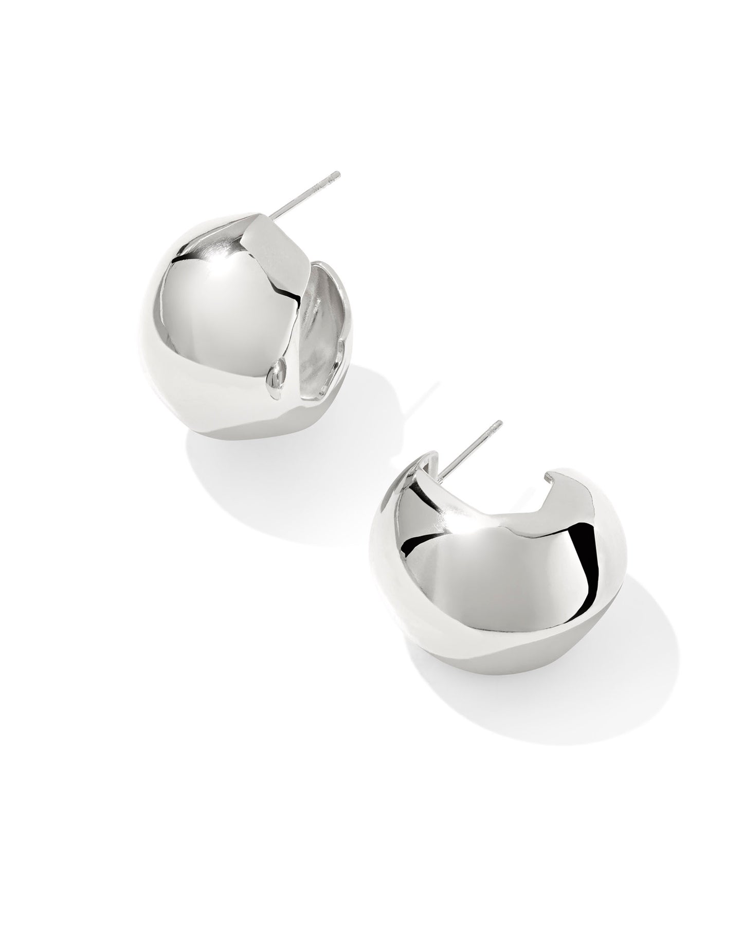 Kendra Scott KAITLIN HOOP EARRINGS SILVER