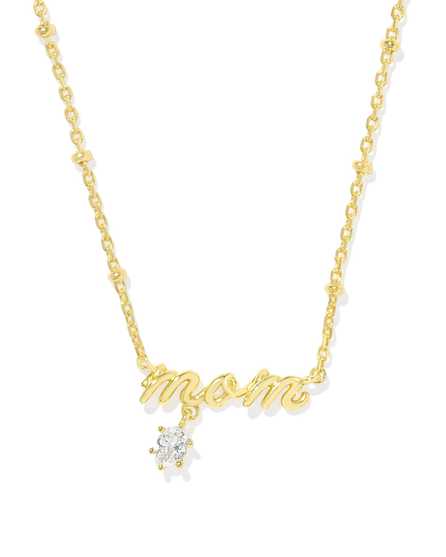 Kendra Scott Mom Crystal Short Pendant Necklace