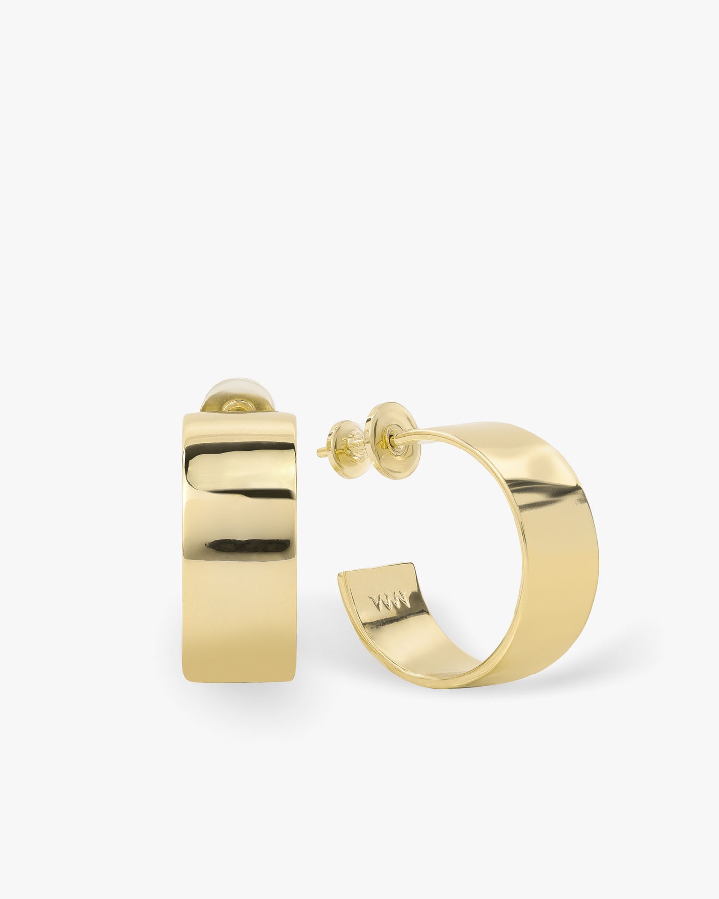 Melinda Maria Atlas Hoops .75" (Gold or Silver)