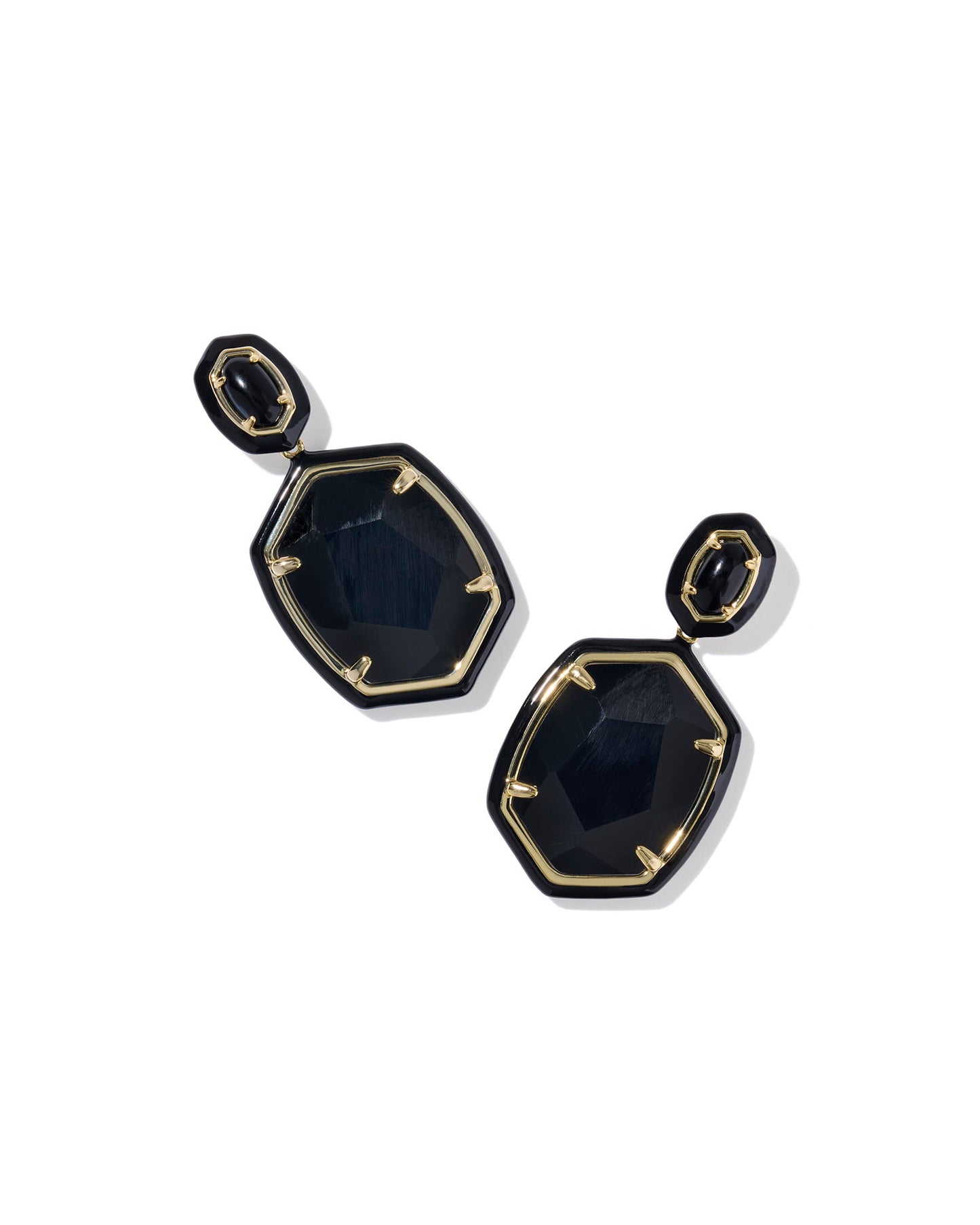 Kendra Scott DAPHNE ENAMEL FRAME DROP EARRINGS (5 color choices)