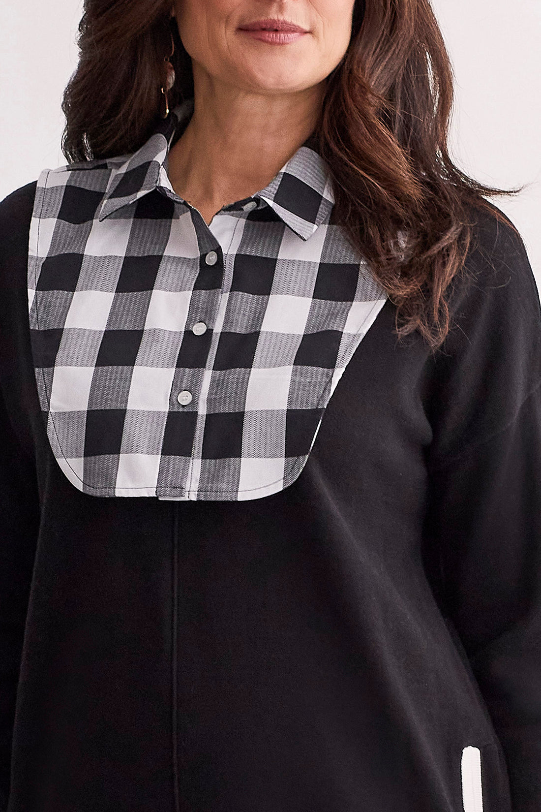 TRIBAL BUTTON-UP FOOLER COLLAR (3 COLORS)p