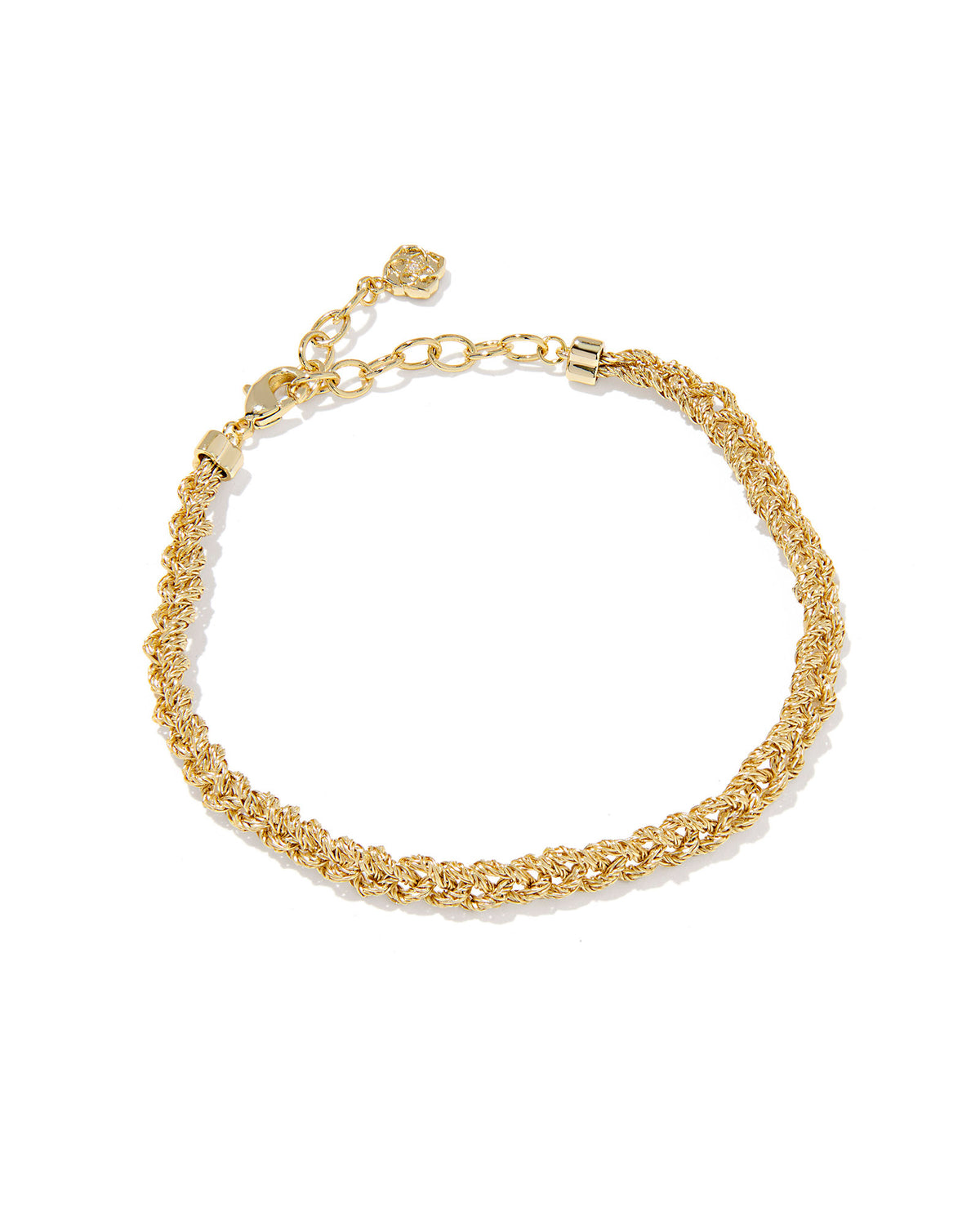 Kendra Scott GABRIELLA BRAIDED CHAIN BRACELET Gold or Silver