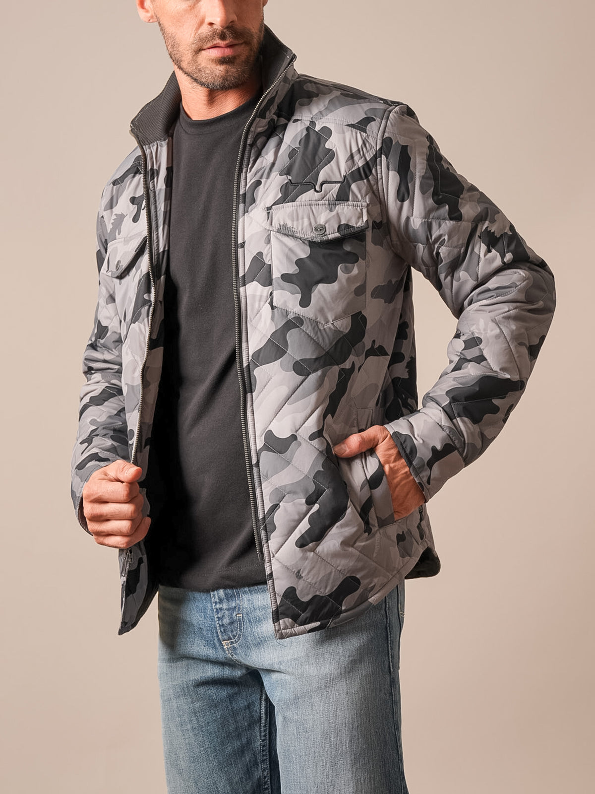 Kimes Ranch Men’s Skink Jacket – Camo