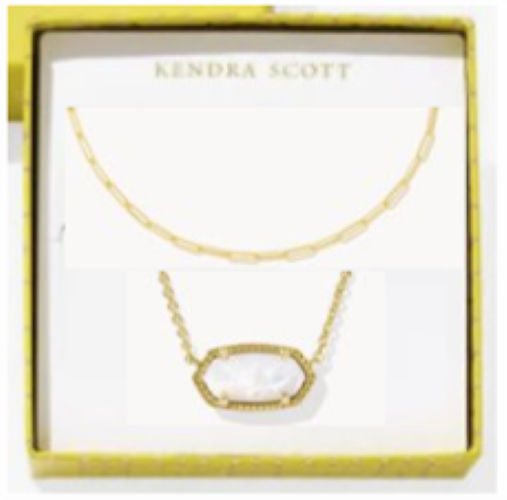 Kendra Scott ELISA AND COURTNEY NECKLACE GIFT SET - Gold or Silver