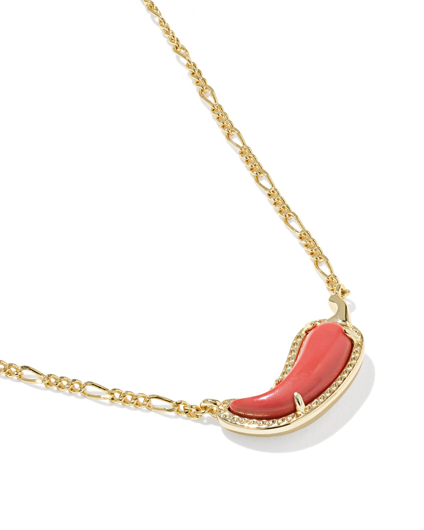 Kendra Scott CHILI PEPPER SHORT PENDANT NECKLACE