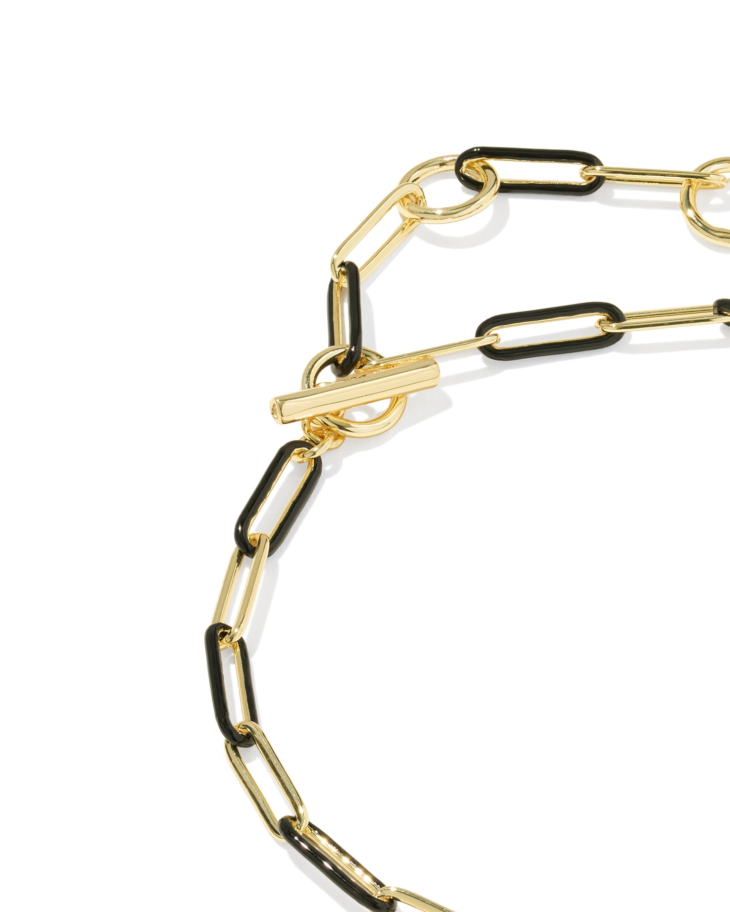 Kendra Scott COURTNEY GOLD ENAMEL LINK AND CHAIN BRACELET (Multiple Colors)