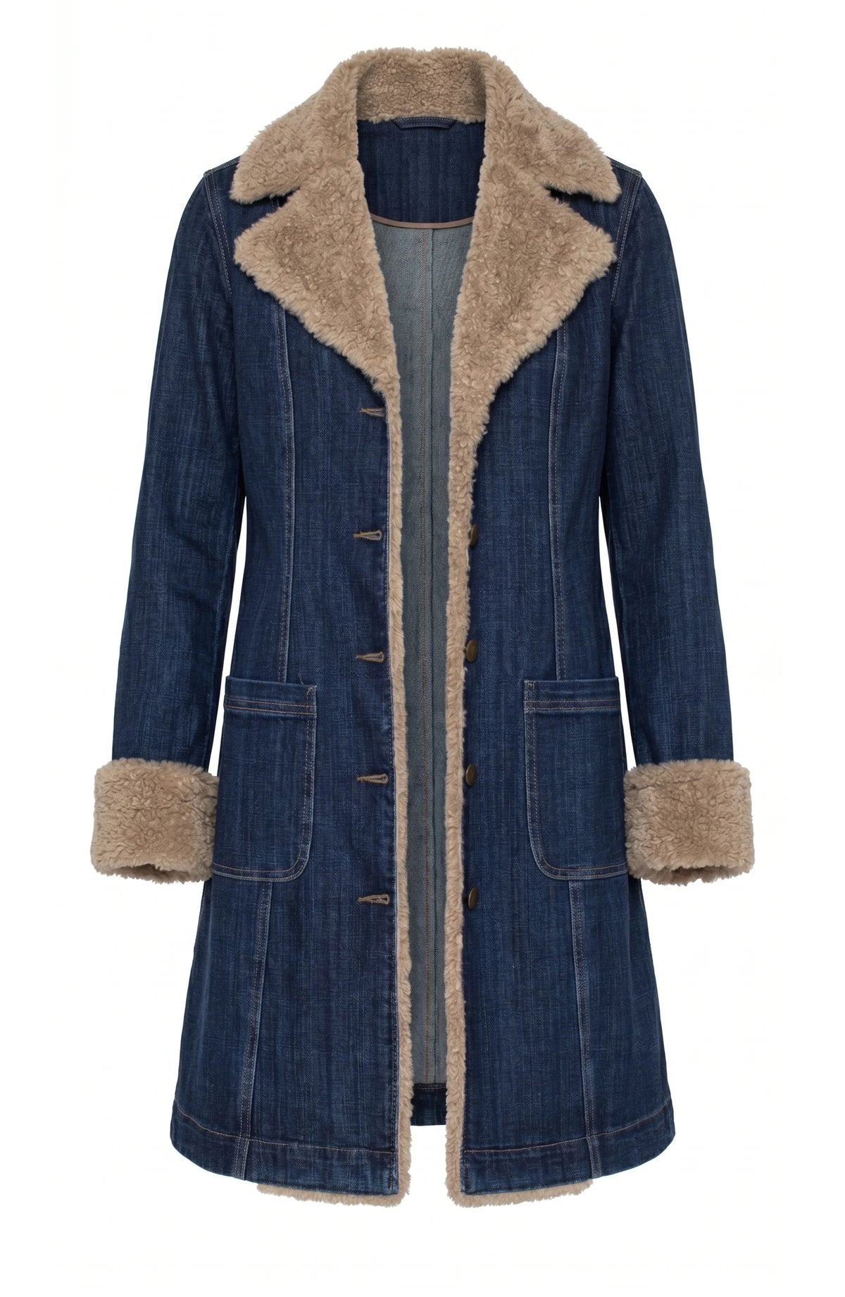 Liverpool Sherpa Trimmed Notch Collar Jacket