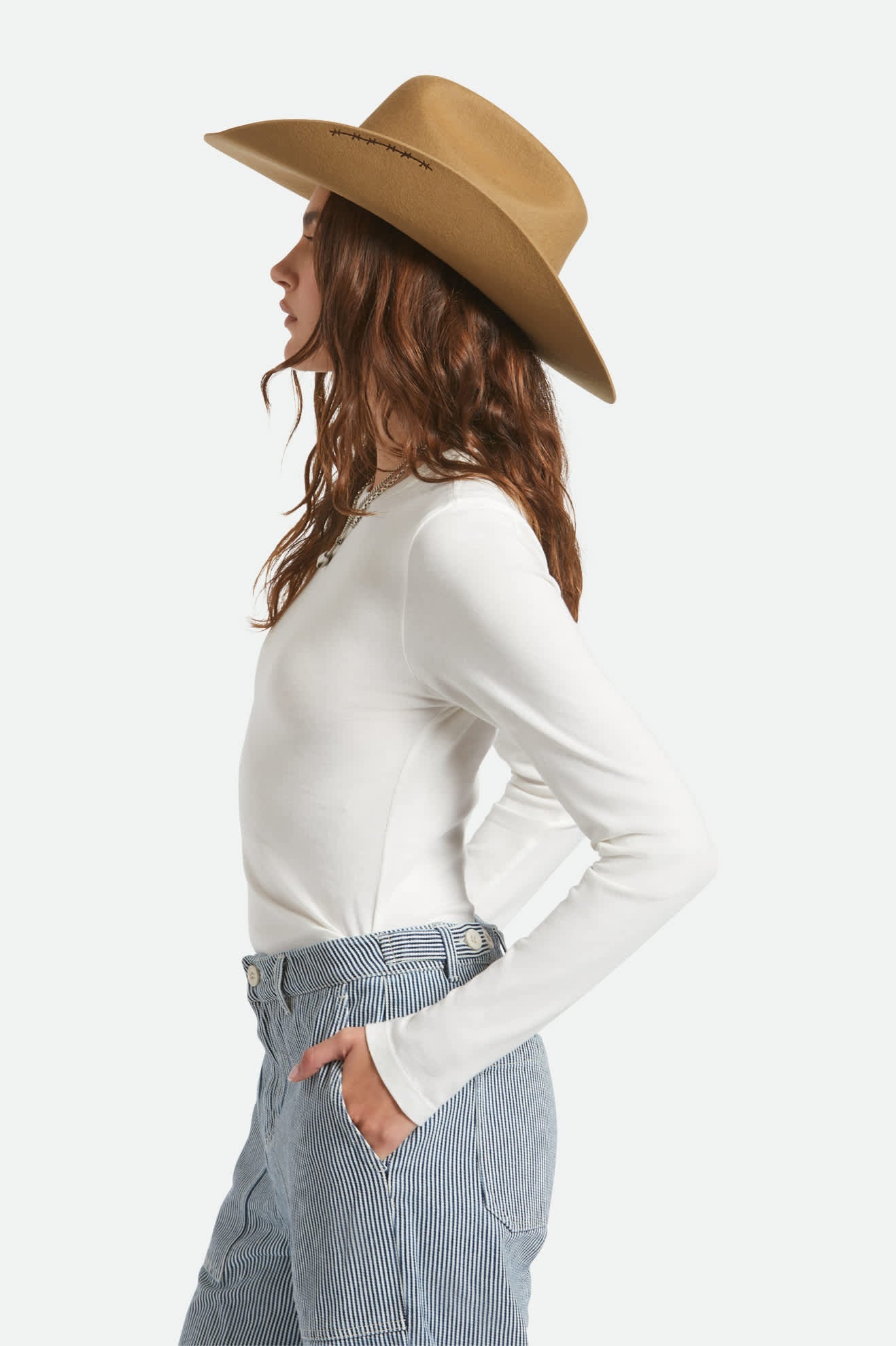 Brixton LAREDO BRANDED COWBOY HAT